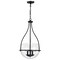Nuvo Amado 3-Light Pendant 14 in. Matte Black Clear Glass 60/7820 - alternate 6